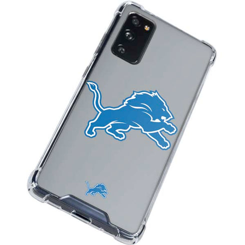 NFL Detroit Lions Large Logo Galaxy S20 FE Clear Case